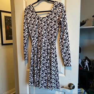 Black Milk Clothing Long sleeve Skater Dress